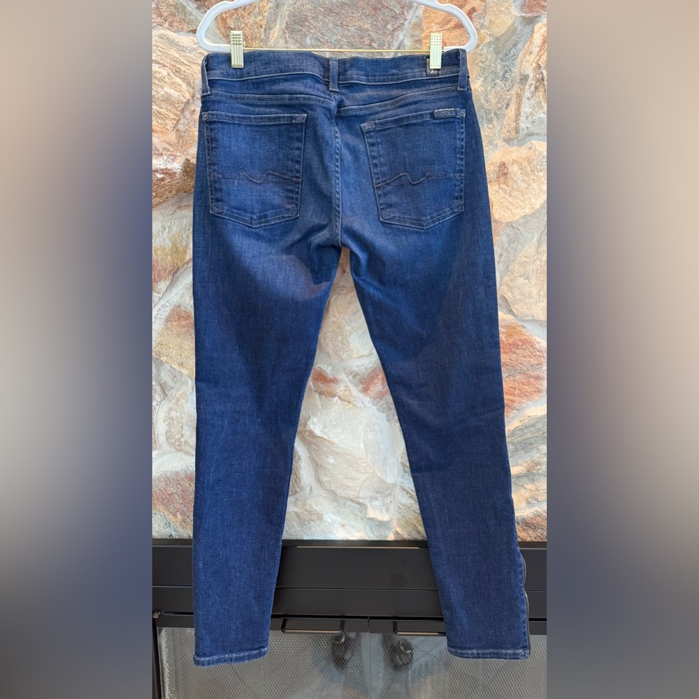 7 For All Mankind Gwenevere Skinny Jeans Size 31 - Picture 2 of 6
